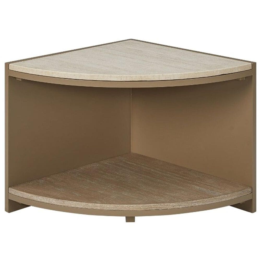 Bernards Furniture Trilogy Quarter Bunching Table in Warm Toffee and Spice, , large