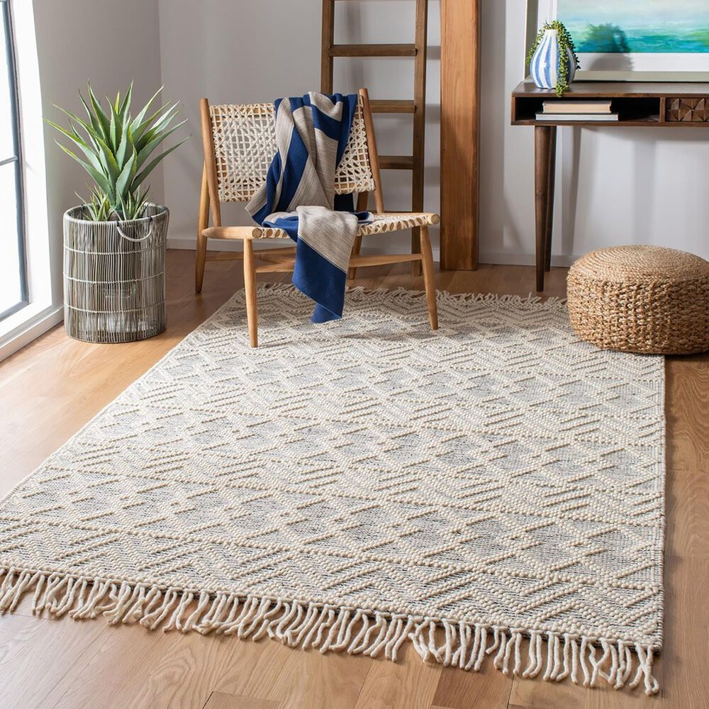 Safavieh Natura NAT353A 11&#39; x 15&#39; Ivory and Black Area Rug, , large
