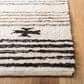 Safavieh Natura NAT325Z 9" x 12" Black and Ivory Area Rug, , large