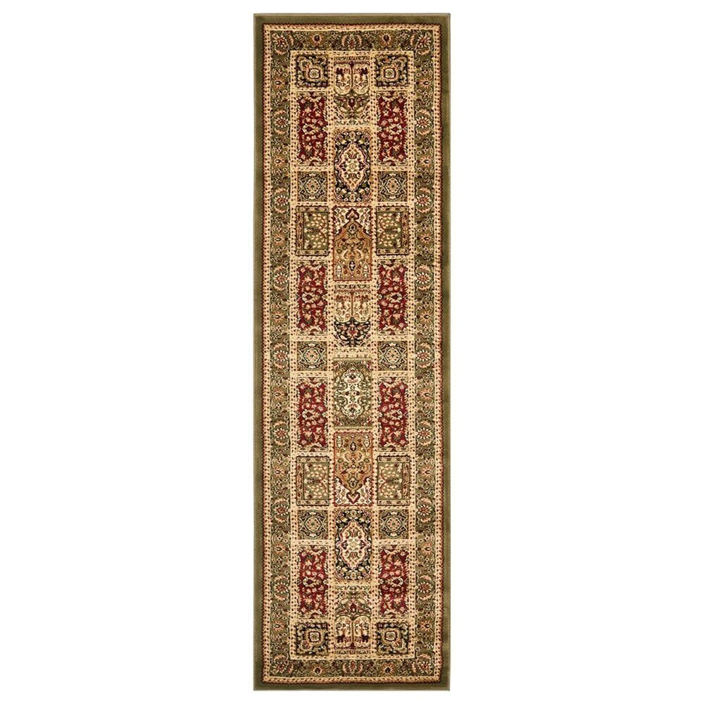 Safavieh Lyndhurst 2"3" x 12" Multicolor and Green Runner, , large