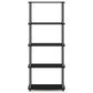 HOMLUX 5-Tier Display Rack in Black and Grey, , large
