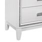 Global Furniture USA Lily 2-Drawer Nightstand in White and Glitter, , large