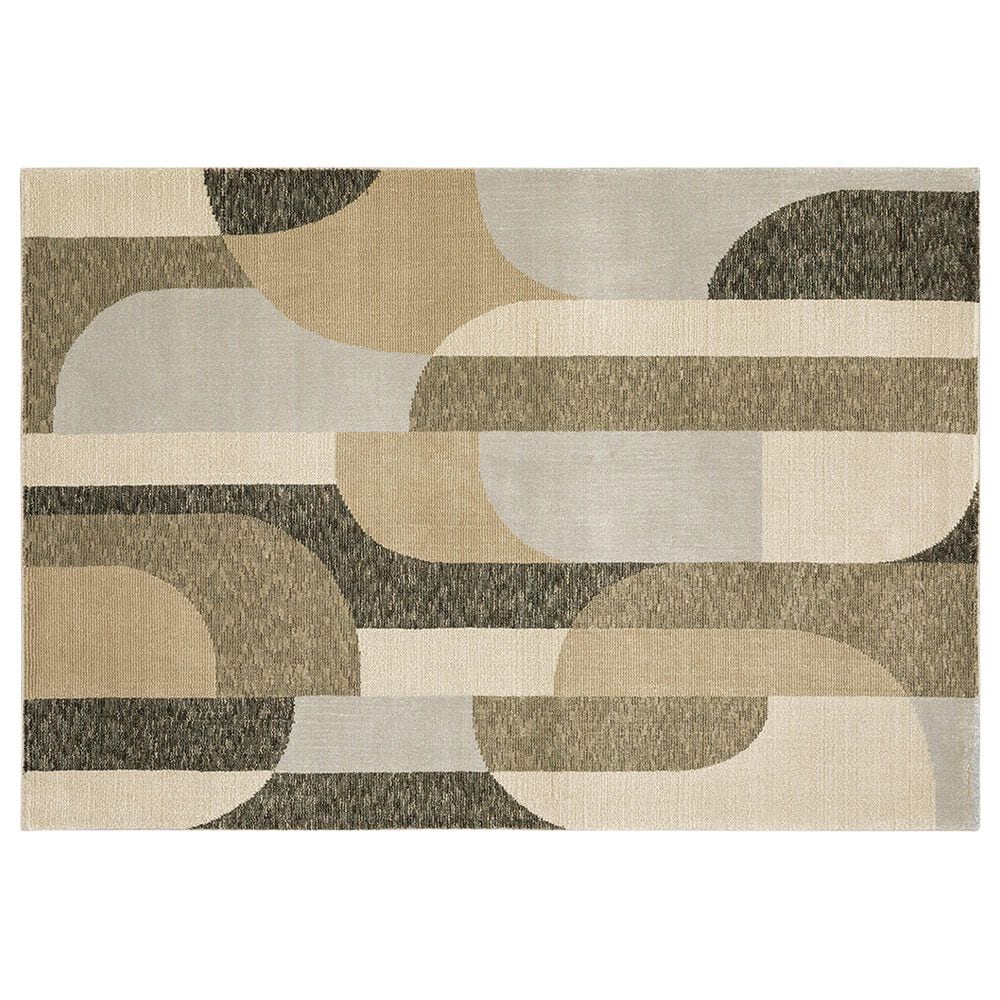 Oriental Weavers Strada 6"7" x 9"6" Brown Area Rug, , large
