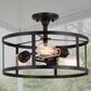 Vaxcel Akron 3-Light Semi Flush Mount in Oil Rubbed Bronze, , large