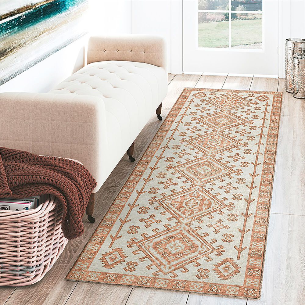 Dalyn Rug Company Brisbane Southwestern 2&#39;3&quot; x 7&#39;6&quot; Ivory Runner, , large