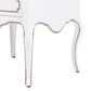 Jennifer Taylor Home Court Side Table in Soft White and Gold, , large