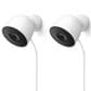 Google Nest 2-Pack Outdoor Smart Security Camera in Snow (2rd Gen), , large