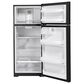 GE Appliances 18 Cu. Ft. 28" Top Freezer Refrigerator in Black, , large