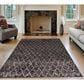 Radici USA Magica 6" x 9" Dark Grey and Silver Area Rug, , large