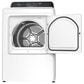 Midea 4.5 Cu.Ft. Smart Top Load Washer and 7.0 Cu. Ft. Gas Dryer Laundry Pair in White, , large