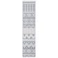 Safavieh Bermuda 2" x 8" Cream and Navy Indoor/Outdoor Area Performance Rug, , large