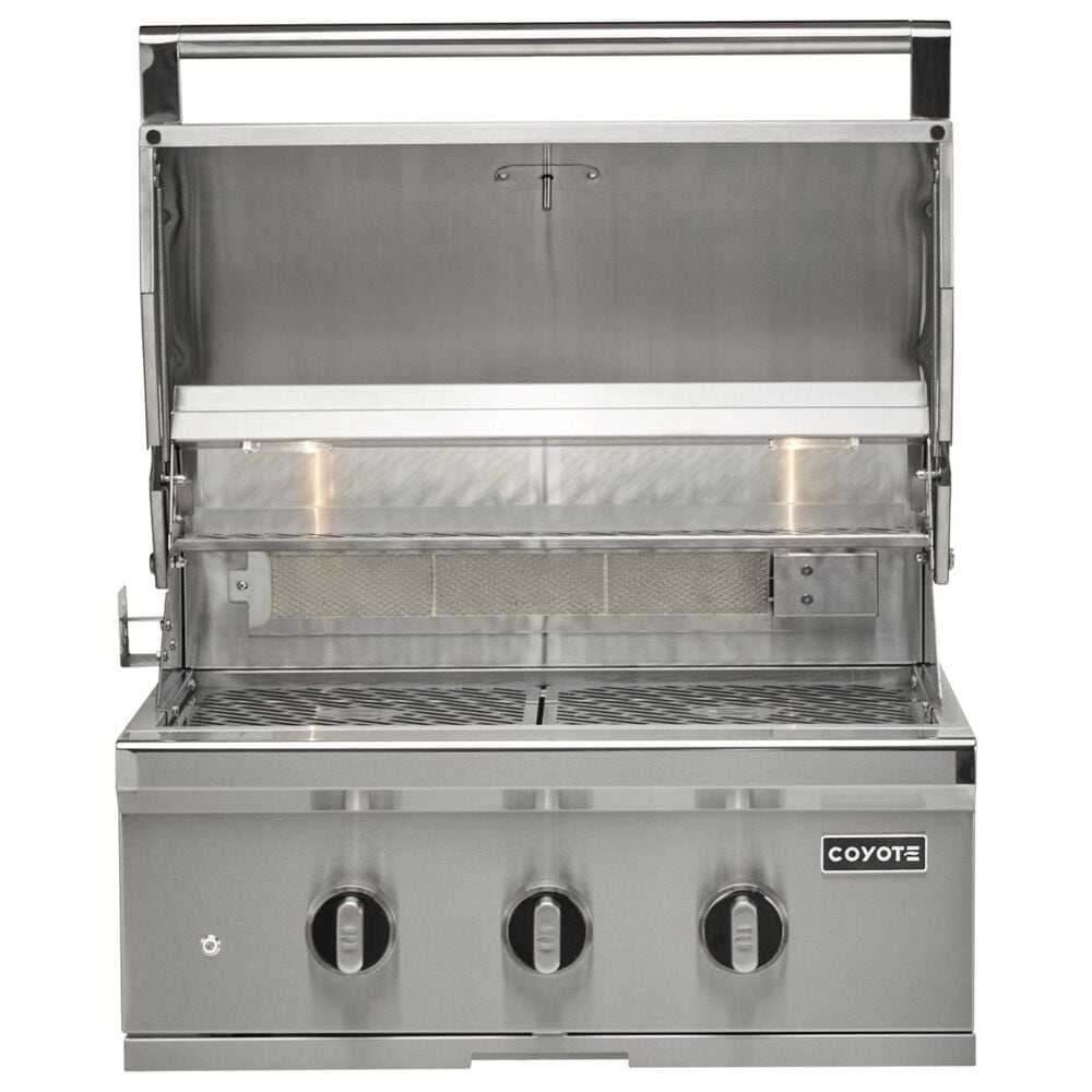 Coyote Outdoor SL-Series 30&quot; Built-In Liquid Propane Grill in Stainless Steel, , large