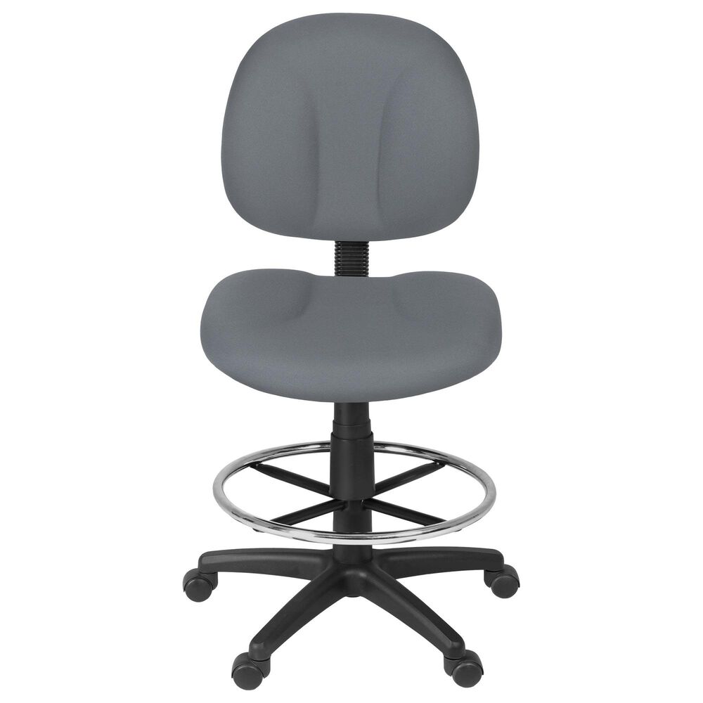 Regency Global Sourcing Comfort Series Swivel Computer Task Chair with Drafting Kit in Grey, , large