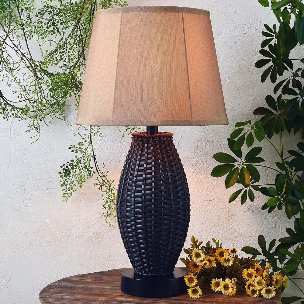 Kenroy Sunset Outdoor Table Lamp in Bronze, , large