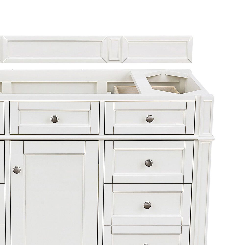 James Martin Brittany 48" Single Bathroom Vanity in Bright White, , large