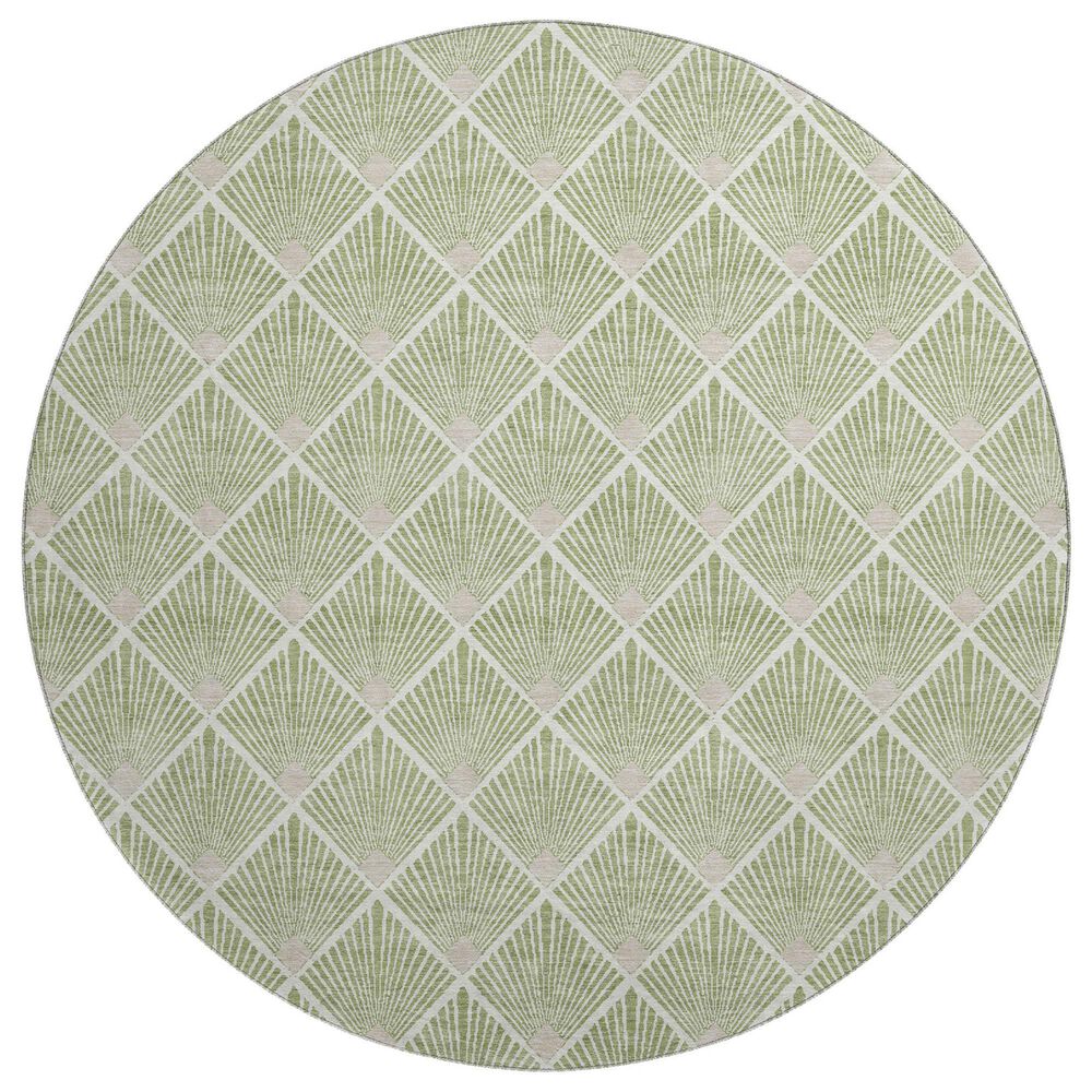 Dalyn Rug Company The Reserve TR9 Aloe 8" Round Indoor/Outdoor Area Rug, , large