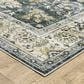Oriental Weavers Charleston Floral 2" x 3" Blue Area Rug, , large