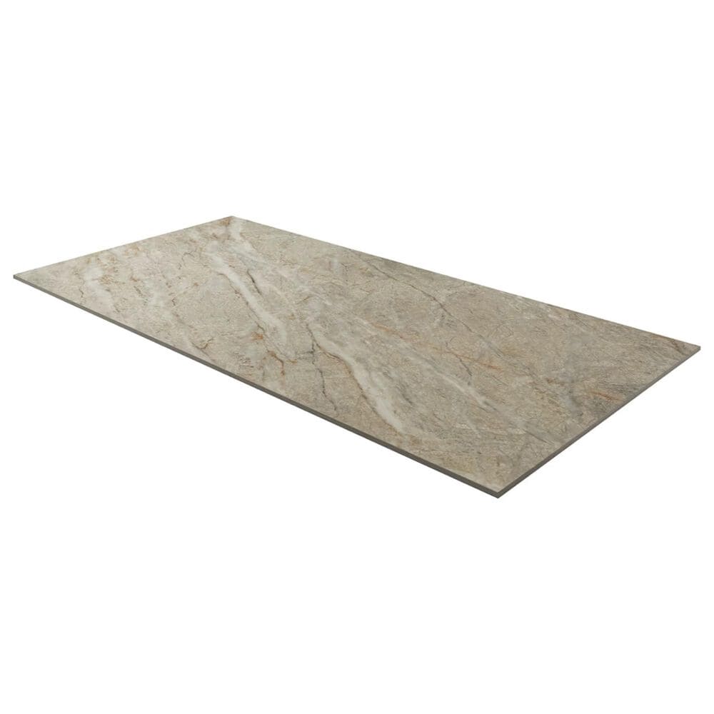 Soho Studio Monarx Taupe Gray 24" x 48" Satin Porcelain Tile, , large