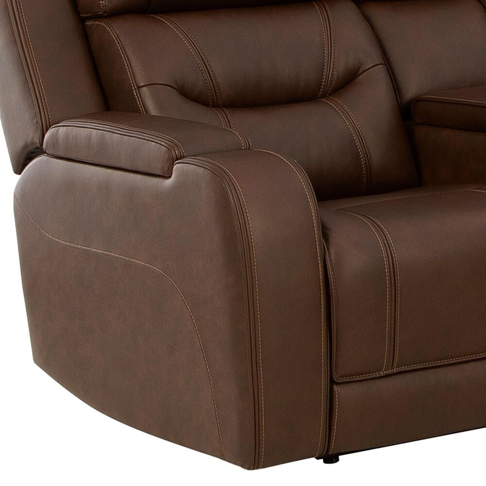Ashley Knightington Power Reclining Loveseat in Brown, , large