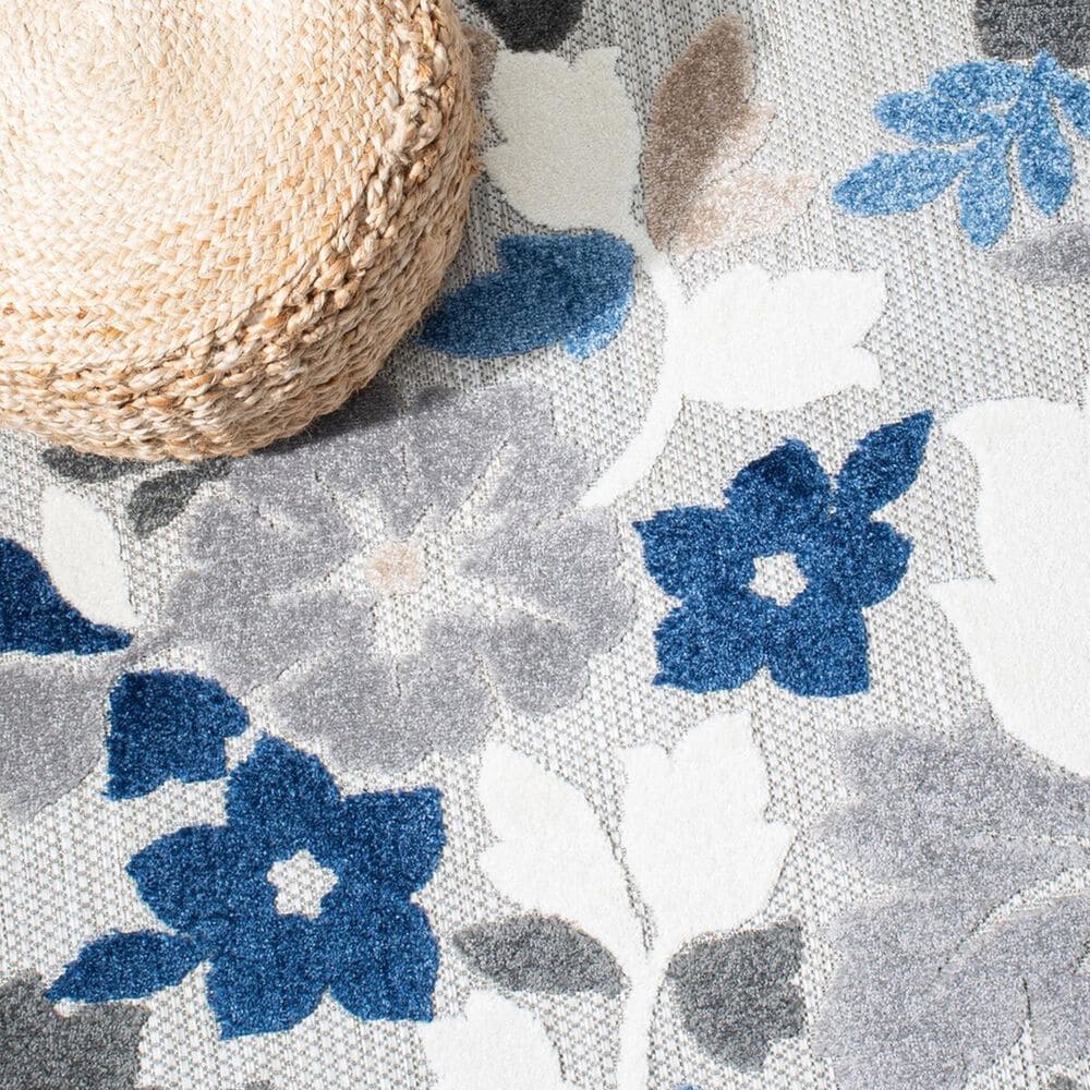 Safavieh Cabana CBN308F 8&#39; x 10&#39; Grey and Blue Indoor/Outdoor Area Performance Rug, , large
