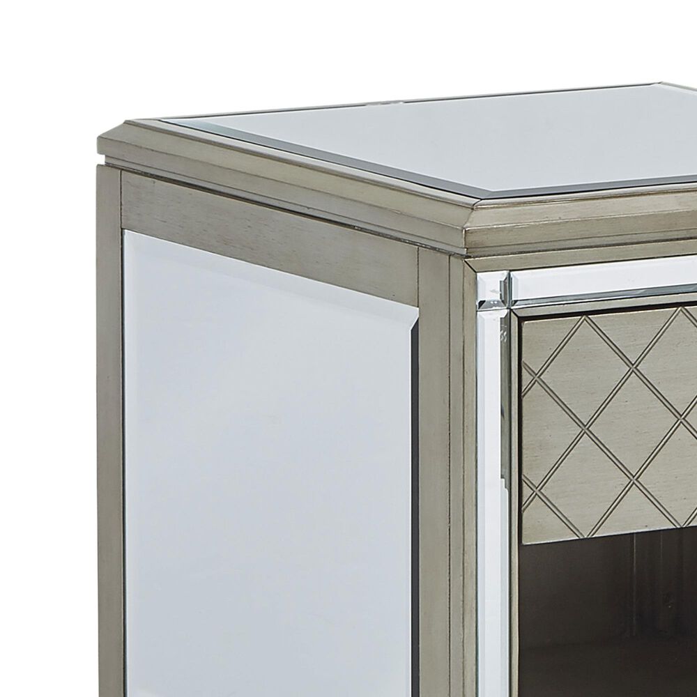 Ashley Chevanna End Table in Metallic Silvertone, , large