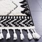 Safavieh Marrakesh MRK536 2"2" x 6" Ivory and Anthracite Runner, , large