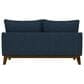 Emerald Home Furnishings Aria Stationary Loveseat in Navy Storm, , large