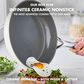 Green Pan GP5 Hard Anodized Color 9.5" and 11" Open Frypan Set in Cloud Cream, , large