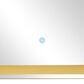 Maple and Jade 32" Room LED Mirror in Silver and White, , large
