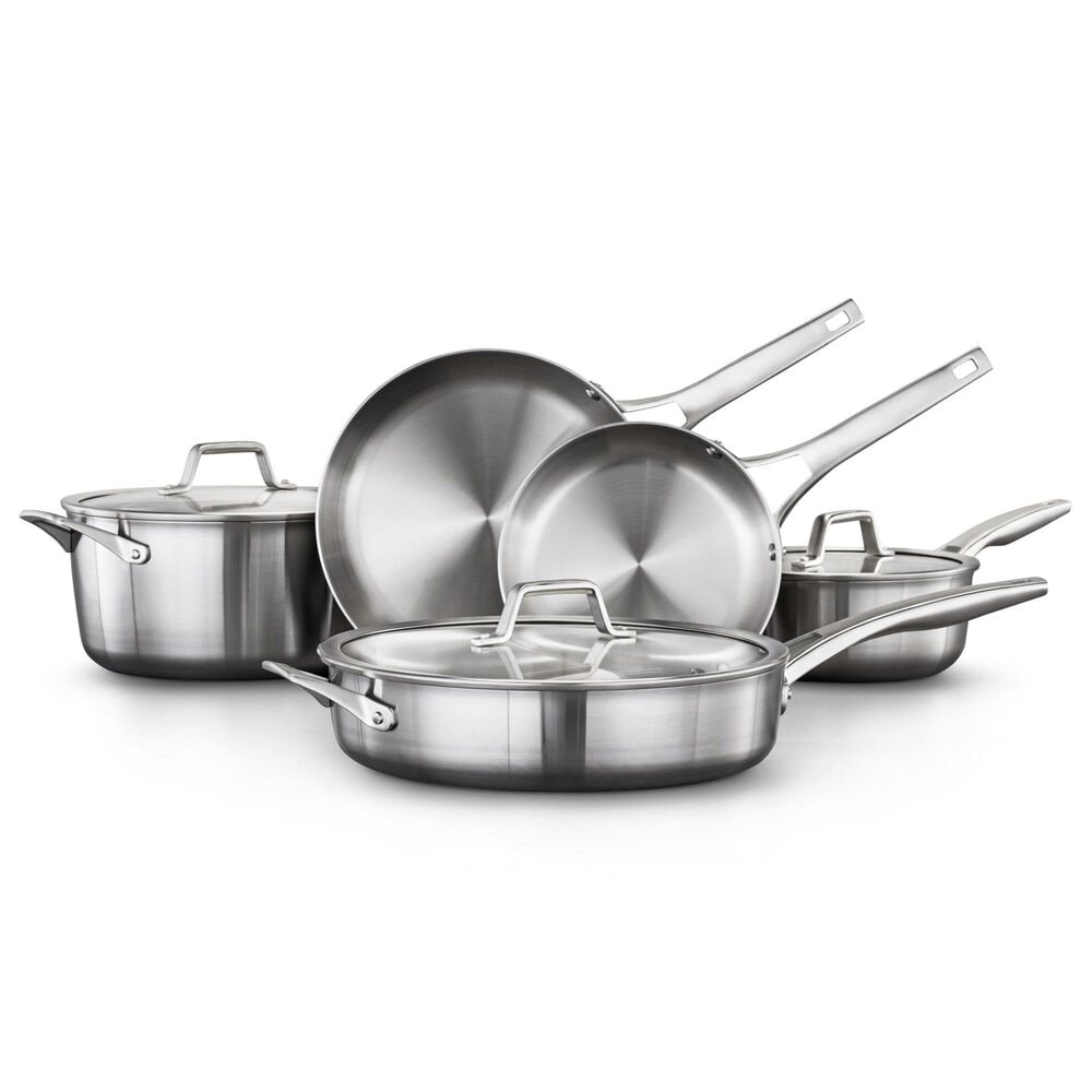 Calphalon Premier Stainless Steel 8pc Cookware Set, , large