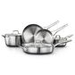 Calphalon Premier Stainless Steel 8pc Cookware Set, , large