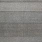 Harounian Rugs Kilim Casablanca 6" x 9" Silver and Grey Area Rug, , large