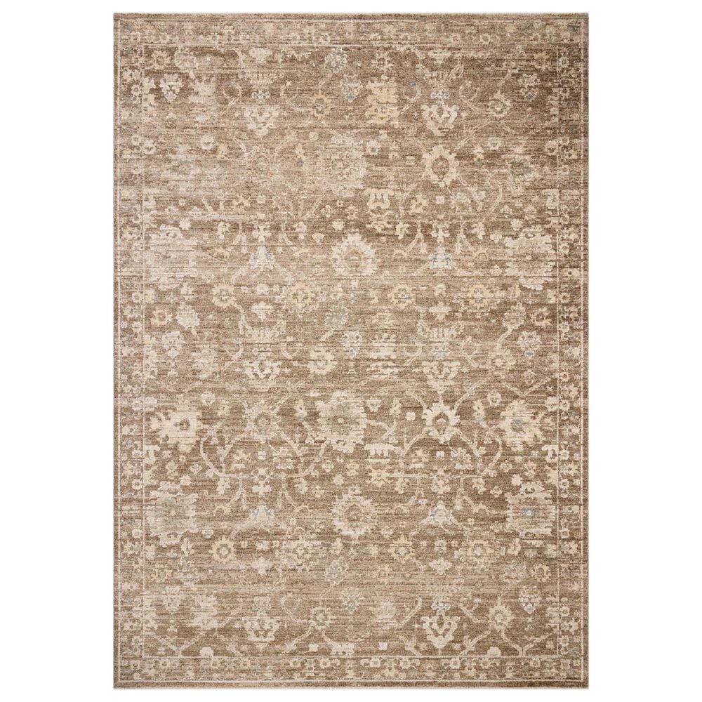 Chris Loves Julia x Loloi Palma Brown and Earth 11"6" x 15"7" Area Rug, , large