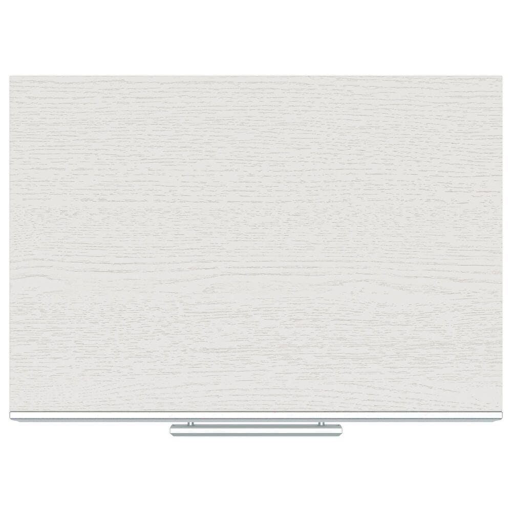 Ashley Zuraleus 2-Drawer Night Stand in Matte White and Chrome, , large