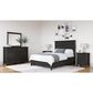 Urban Home Grace Eastern King Storage Bed in Raven Black, , large