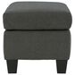 Signature Design by Ashley Bayonne Ottoman in Charcoal, , large