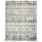 Nourison Twilight 12" x 15" Ivory and Navy Area Rug, , large