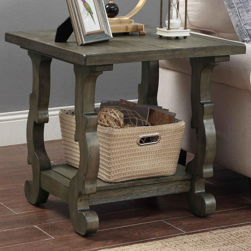 Shell Island Furniture Orchard Park End Table in Orchard Brown, , large