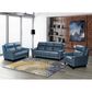 Barcalounger Kester Power Recliner in Masen Bluegray, , large