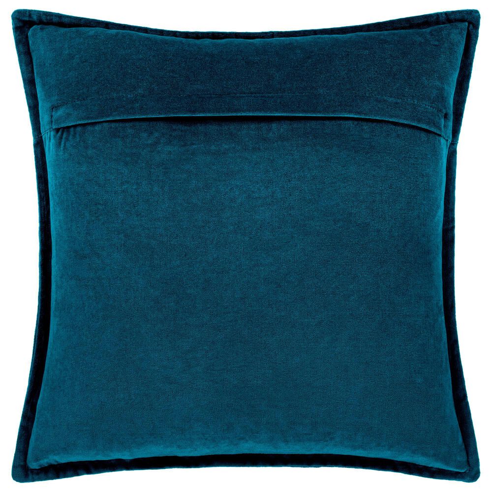 Surya 20&quot; Square Throw Pillow in Deep Teal, , large