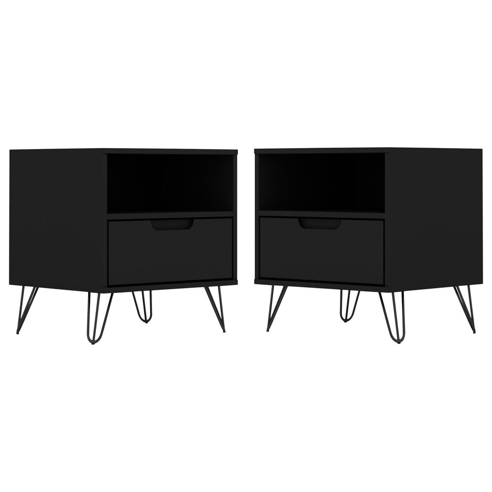Dayton Rockefeller Nightstand 1.0 (Set of 2) in Black, , large