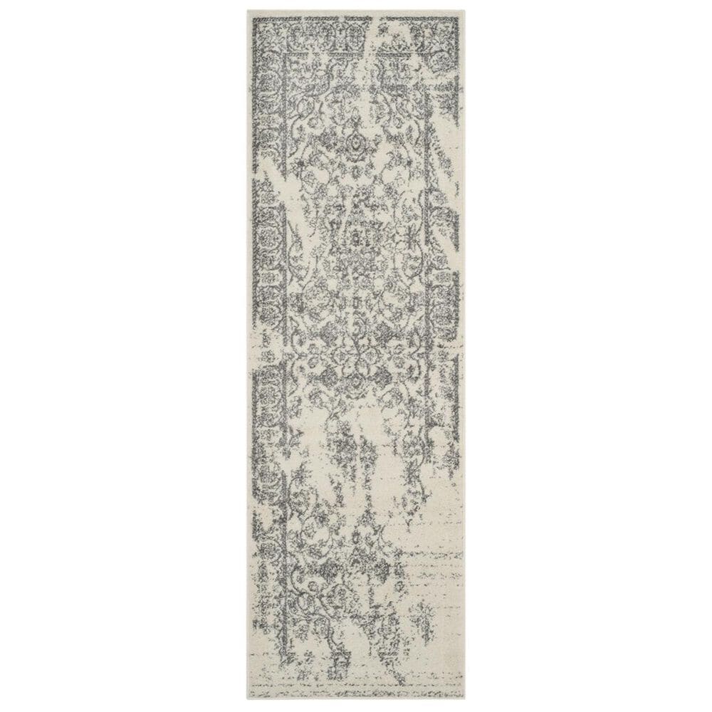 Safavieh Adirondack ADR101B-220 2&#39;6&quot; x 20&#39; Ivory/Silver Runner, , large