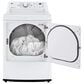 LG 7.3 Cu. Ft. Ultra Large Capacity Gas Dryer with Sensor Dry Technology in White, , large