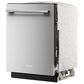 KitchenAid 24" Built-In Bar Handle Third Rack Dishwasher with Stemware Shield and Stemware Clips in PrintShield Stainless Steel, , large