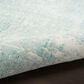 Nourison Harmony 2" x 3" Ivory and Aqua Area Rug, , large
