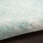 Nourison Harmony 2" x 3" Ivory and Aqua Area Rug, , large