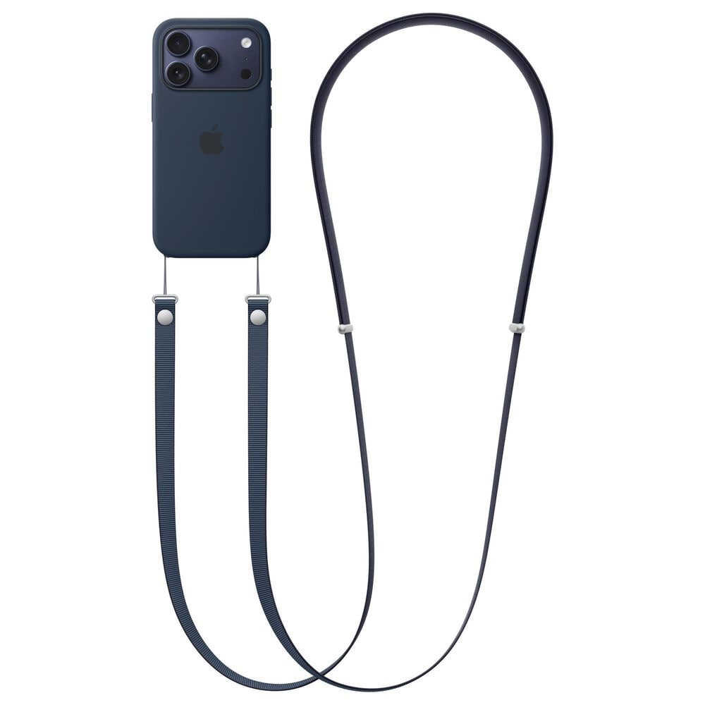 Apple Crossbody Strap in Blue, , large