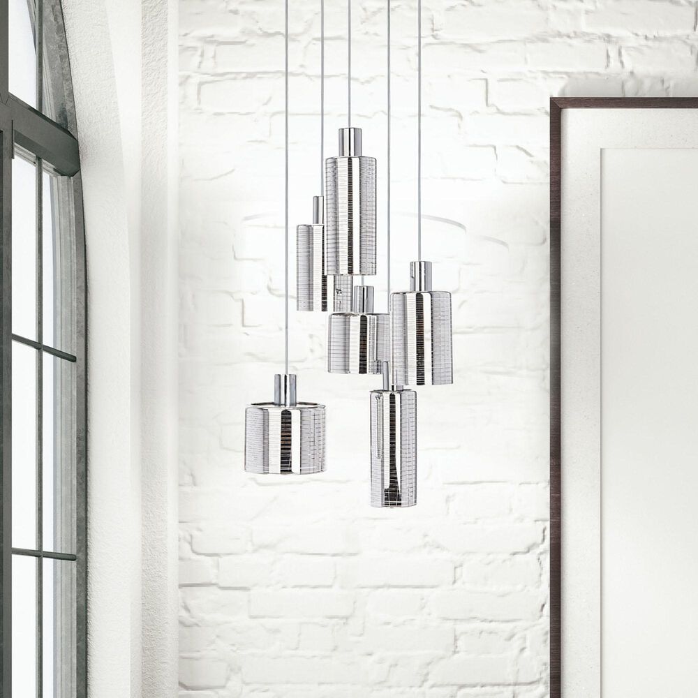 Safavieh Narin Pendant Light in Chrome, , large