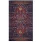 Safavieh Evoke EVK275F 2"2" x 4" Blue and Fuchsia Scatter Rug, , large