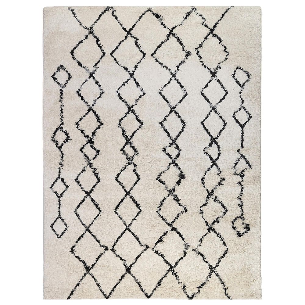 Amer Rugs Aspen 2" x 3" Cream and Gray Area Rug, , large